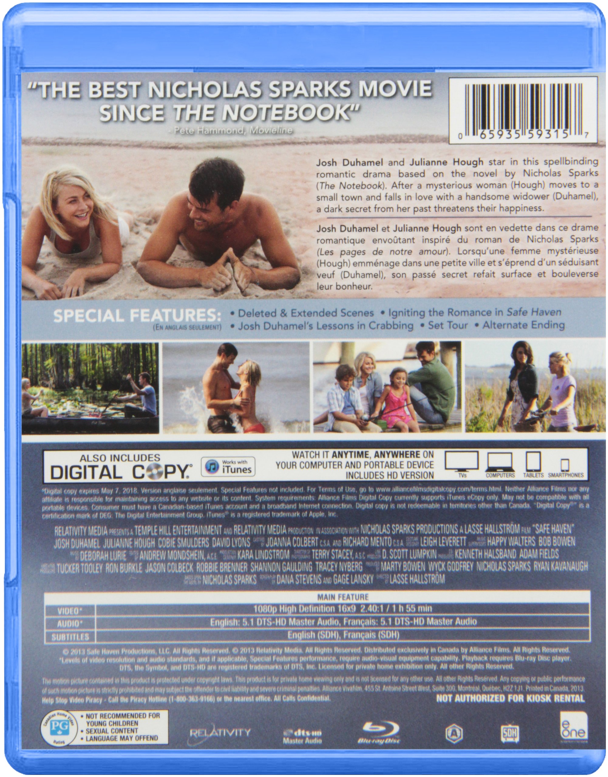 Amazon.com: Safe Haven (Blu-ray) : Julianne Hough, Josh